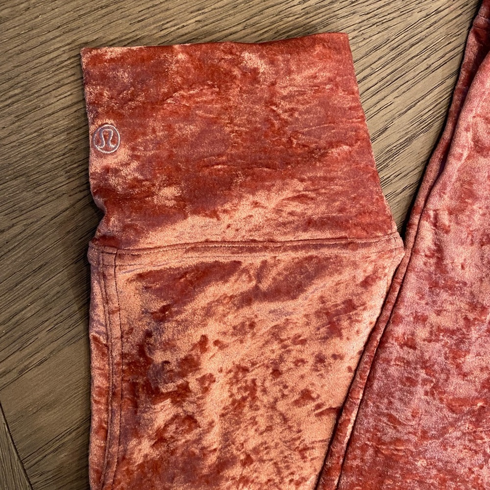 Lululemon Wunder Lounge Velvet leggings